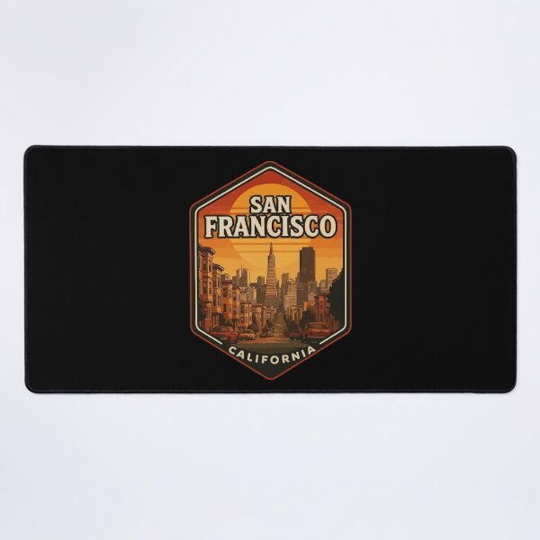 Item preview, San Francisco California USA Vintage Travel designed and sold by TomFrontierArt.