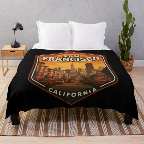 Item preview, San Francisco California USA Vintage Travel designed and sold by TomFrontierArt.