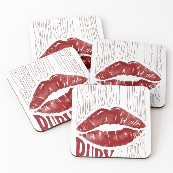 Item preview, Retro Ruby Lips Red Lipstick Illustration designed and sold by SarvynStudio.