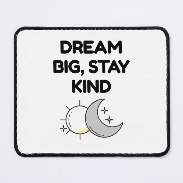 Item preview, Dream Big Stay Kind Aesthetic Celestial Sun and Moon Typography designed and sold by Akkhay.