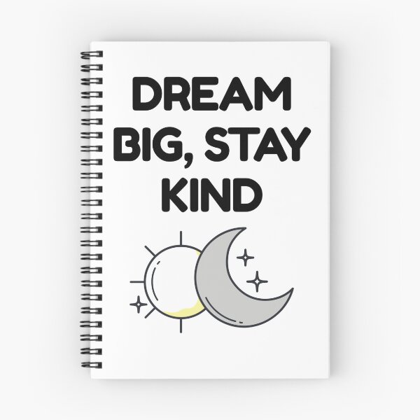 Item preview, Dream Big Stay Kind Aesthetic Celestial Sun and Moon Typography designed and sold by Akkhay.