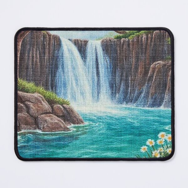 Item preview, Peaceful Waterfall Landscape designed and sold by Bright Stone .