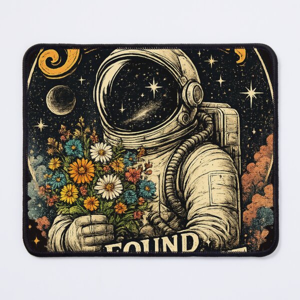 Item preview, Lost in Space Found Myself | Space Typography Design designed and sold by VasiArtLab.