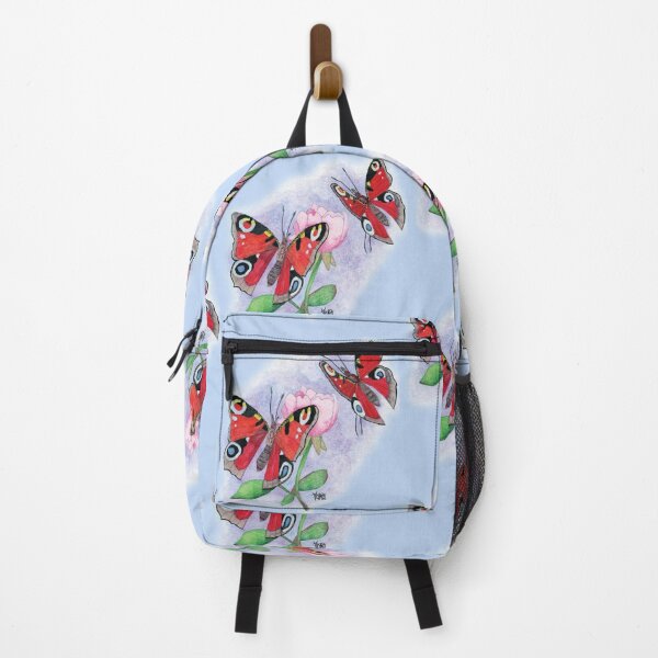 Item preview, PEACOCK BUTTERFLIES WITH FLOWER designed and sold by Jesus Vichareli.