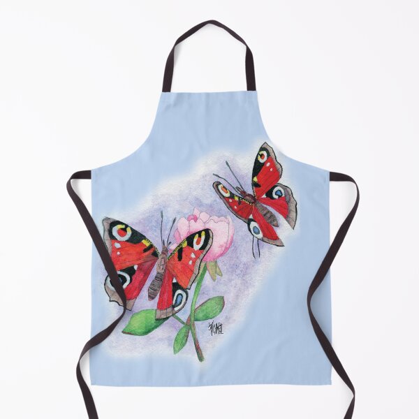 Item preview, PEACOCK BUTTERFLIES WITH FLOWER designed and sold by Jesus Vichareli.