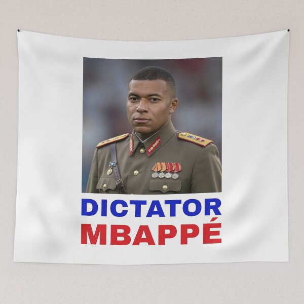 Item preview, Kylian Mbappe Dictator, Kylian Mbappe General - Dictator Mbappe designed and sold by PiaCherry.