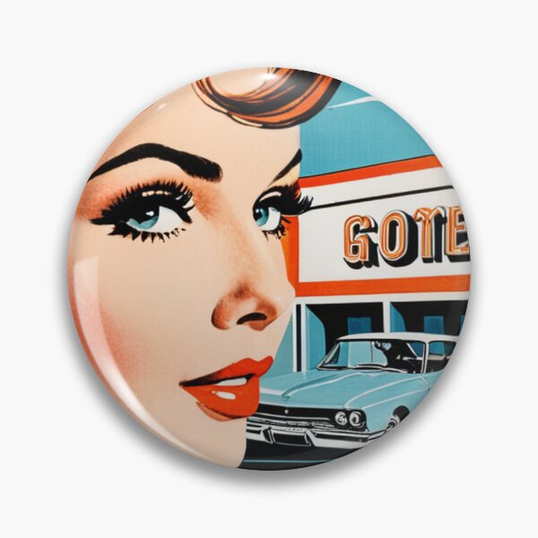 Item preview, Art - Pop Art Aesthetic, 1950s Retro Glamour and American Car designed and sold by Beat-It.