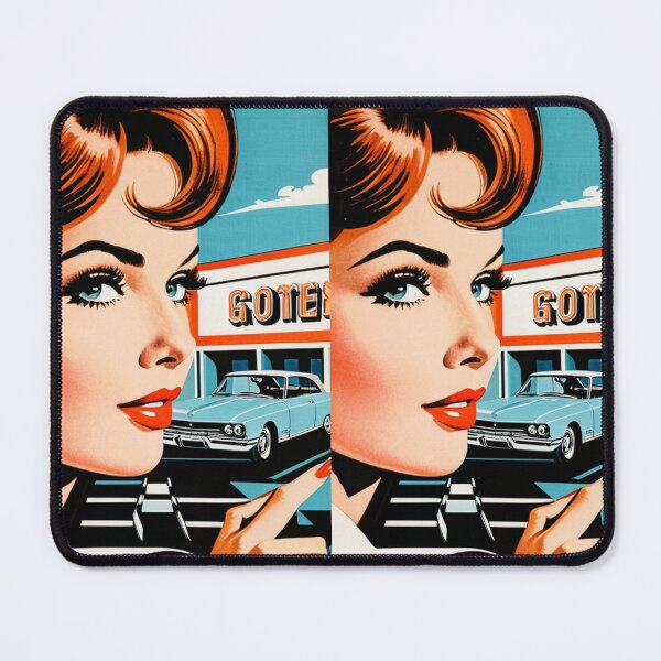 Item preview, Art - Pop Art Aesthetic, 1950s Retro Glamour and American Car designed and sold by Beat-It.