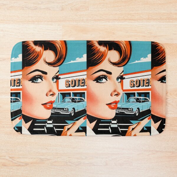 Item preview, Art - Pop Art Aesthetic, 1950s Retro Glamour and American Car designed and sold by Beat-It.