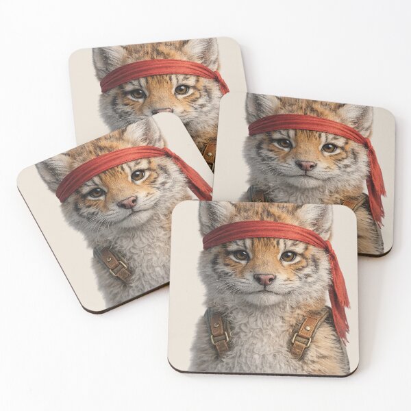 Item preview, Cute Wildcat Adventure Portrait designed and sold by BagFactoryUK.