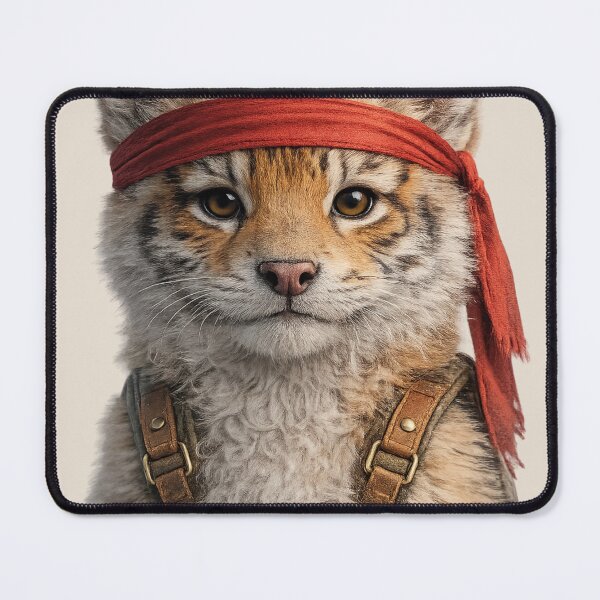 Item preview, Cute Wildcat Adventure Portrait designed and sold by BagFactoryUK.