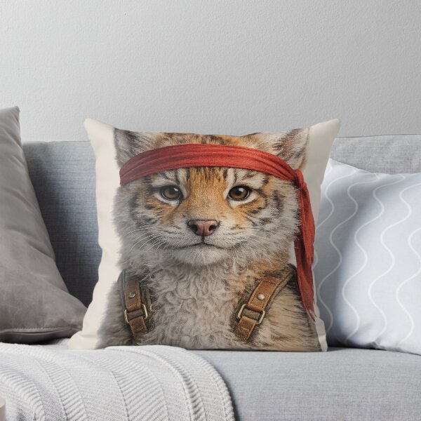 Item preview, Cute Wildcat Adventure Portrait designed and sold by BagFactoryUK.
