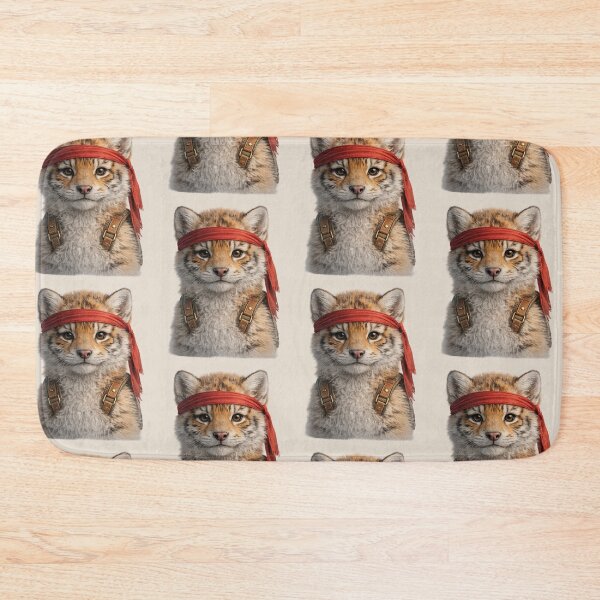 Item preview, Cute Wildcat Adventure Portrait designed and sold by BagFactoryUK.
