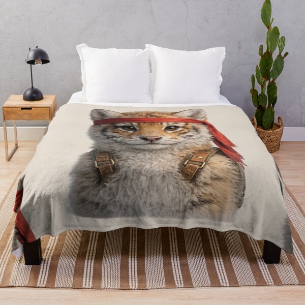 Item preview, Cute Wildcat Adventure Portrait designed and sold by BagFactoryUK.