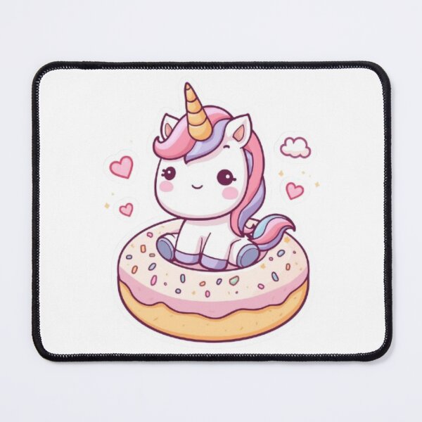 Item preview, Kawaii Unicorn Donut Sticker | Cute Magical Sweet Treat Design designed and sold by Stylestickers55.