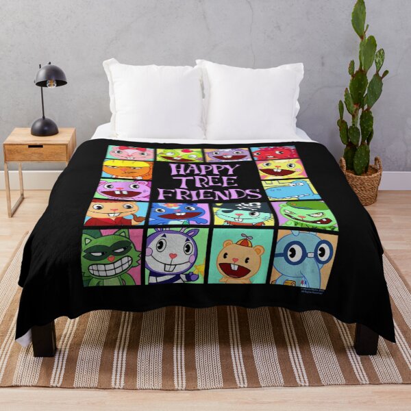 Item preview, Happy Tree Friends Vintage Cute Animal Cartoon Character Grid Retro designed and sold by ashenz.