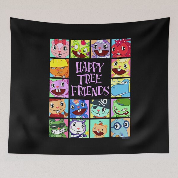 Item preview, Happy Tree Friends Vintage Cute Animal Cartoon Character Grid Retro designed and sold by ashenz.
