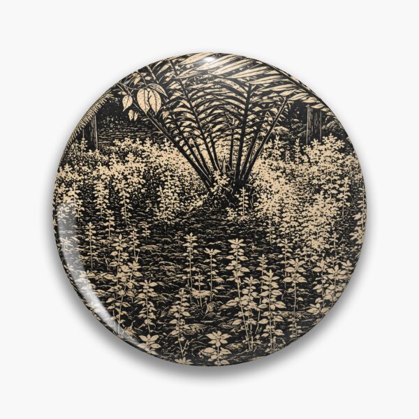 Item preview, Fern Forest Floor | Botanical Linocut designed and sold by Linoluca.