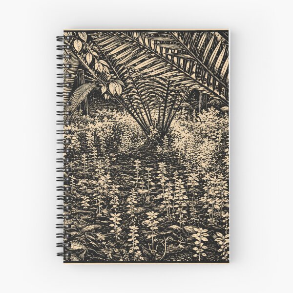 Item preview, Fern Forest Floor | Botanical Linocut designed and sold by Linoluca.