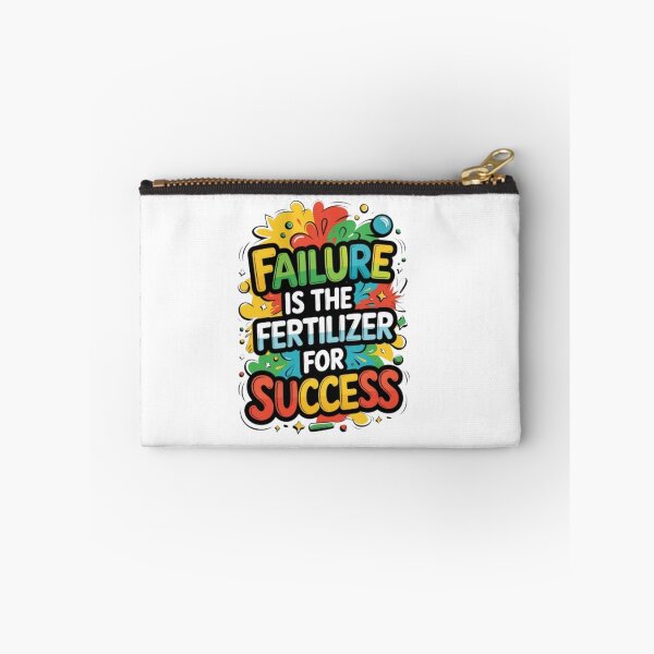 Item preview, Failure Is the Fertilizer for Success – Colorful Motivational Quote Typography designed and sold by PixelStyle Studio.