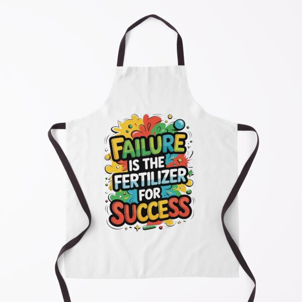 Item preview, Failure Is the Fertilizer for Success – Colorful Motivational Quote Typography designed and sold by PixelStyle Studio.