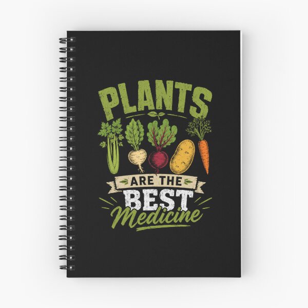 Item preview, Plants Are The Best Medicine Gardener Vegan Healthy Lifestyle designed and sold by SkeletonsDanger.