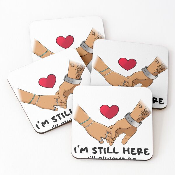 Item preview, I'm Still Here I'll Always Be - Cute Holding Hands Illustration designed and sold by SandaiMaker.