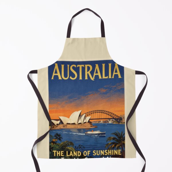 Item preview, Australia VIntage Style Travel Advert designed and sold by Dimensionality.