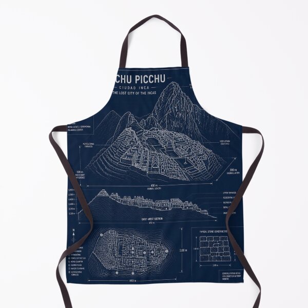 Item preview, Machu Picchu Blueprint designed and sold by SunnyDesign82.