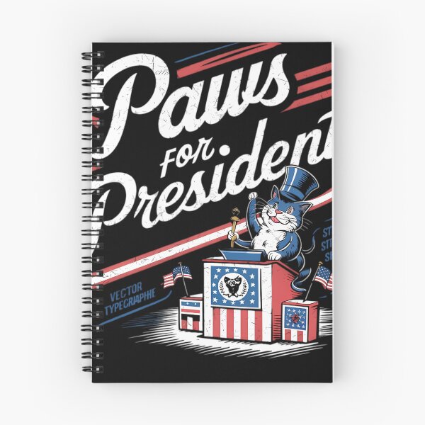 Item preview, Paws For President Patriotic Cat Campaign Vector designed and sold by shoppingforyou ⭐⭐⭐⭐⭐.