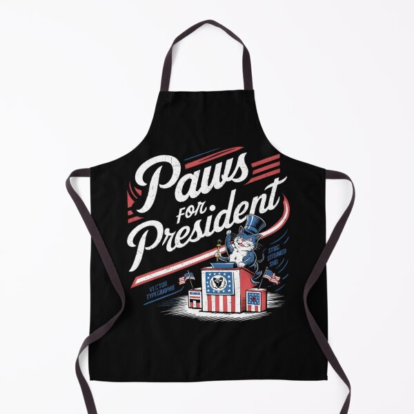 Item preview, Paws For President Patriotic Cat Campaign Vector designed and sold by shoppingforyou ⭐⭐⭐⭐⭐.