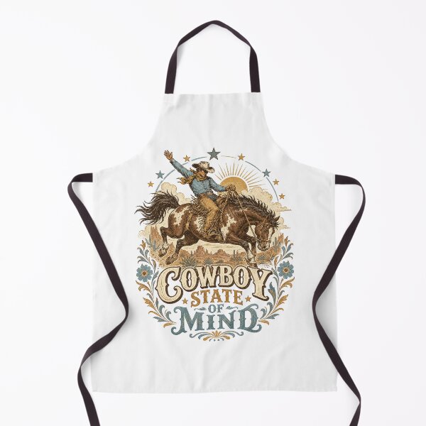 Item preview, Cowboy State of Mind Western Rodeo Graphic designed and sold by Belarte.shop.