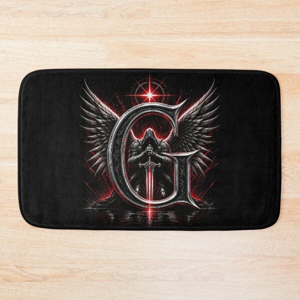 Item preview, Crimson Oath Sentinel Letter G designed and sold by BlissBlvdShop.