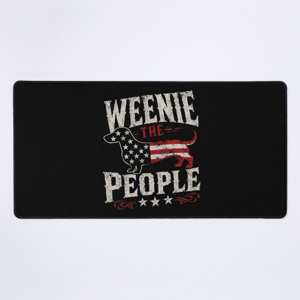 Item preview, Weenie The People Dachshund Dog Patriot American designed and sold by SkeletonsDanger.