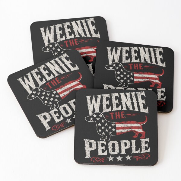 Item preview, Weenie The People Dachshund Dog Patriot American designed and sold by SkeletonsDanger.