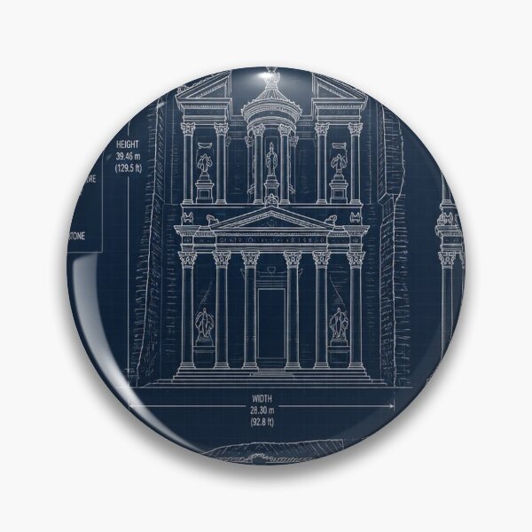 Item preview, Petra Treasury Blueprint designed and sold by SunnyDesign82.