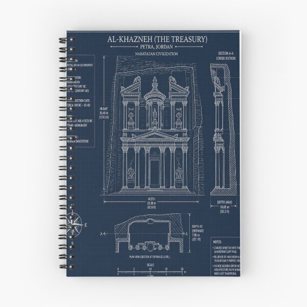 Item preview, Petra Treasury Blueprint designed and sold by SunnyDesign82.