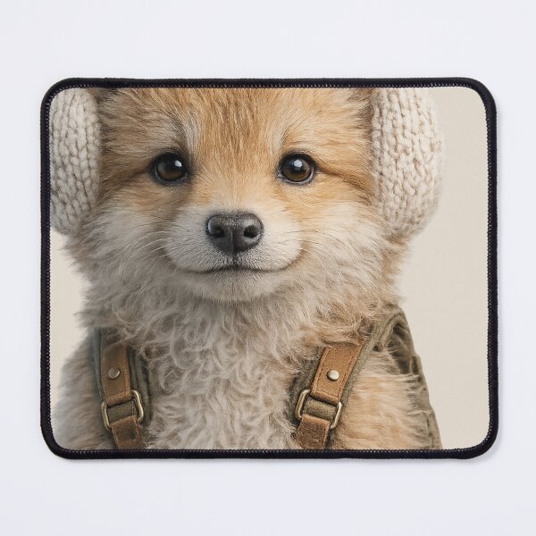 Item preview, Cute Fox Winter Adventure Portrait designed and sold by BagFactoryUK.