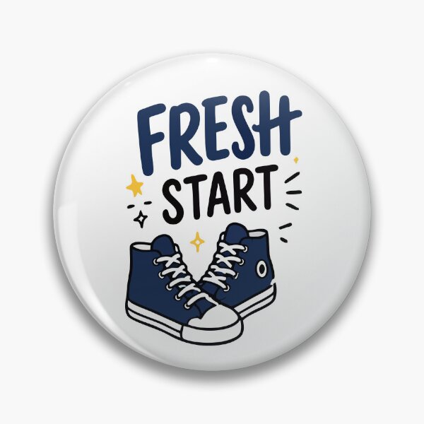 Item preview, Fresh Start School Sticker | Motivational Back to School Design designed and sold by Mikoff04-arts.