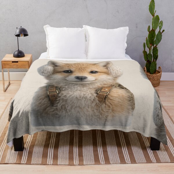 Item preview, Cute Fox Winter Adventure Portrait designed and sold by BagFactoryUK.