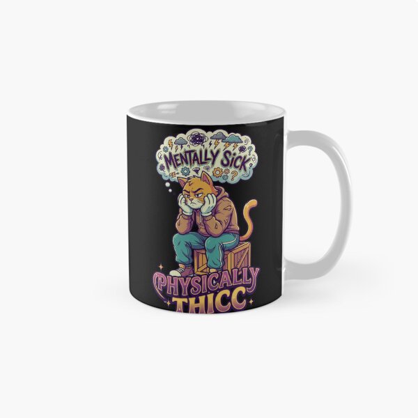 Item preview, Mentally Sick Physically Thicc Grumpy Cat Crate designed and sold by thenewall.
