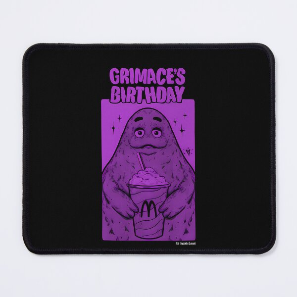 Item preview, Grimaces Birthday Purple Monster Holding Milkshake designed and sold by shoppingforyou ⭐⭐⭐⭐⭐.