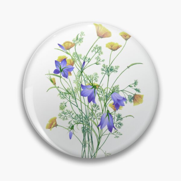 Item preview, Meadow Wildflower Botanical Pattern designed and sold by NocturnBotany.