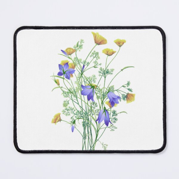 Item preview, Meadow Wildflower Botanical Pattern designed and sold by NocturnBotany.