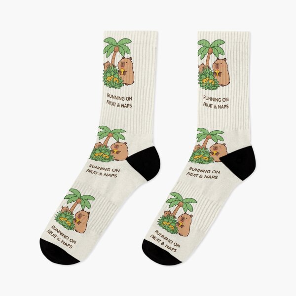 Item preview, Running on Fruit & Naps – Pineapple Capybara  designed and sold by BCapybara.