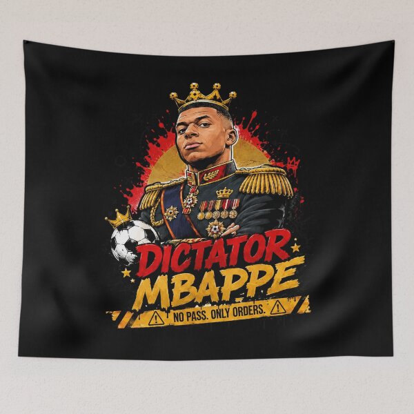 Item preview, Kylian Mbappe Dictator, Kylian Mbappe General - Dictator Mbappe designed and sold by PiaCherry.
