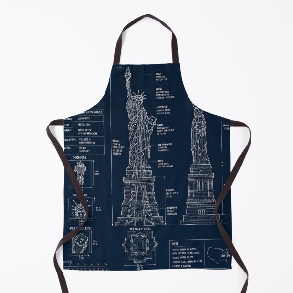 Item preview, Statue of Liberty Blueprint designed and sold by SunnyDesign82.