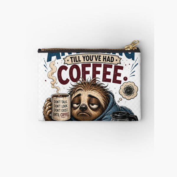 Item preview, The coffee before anything sloth designed and sold by urbanshop7.