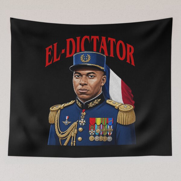 Item preview, Kylian Mbappe Dictator, Kylian Mbappe General - Dictator Mbappe designed and sold by PiaCherry.