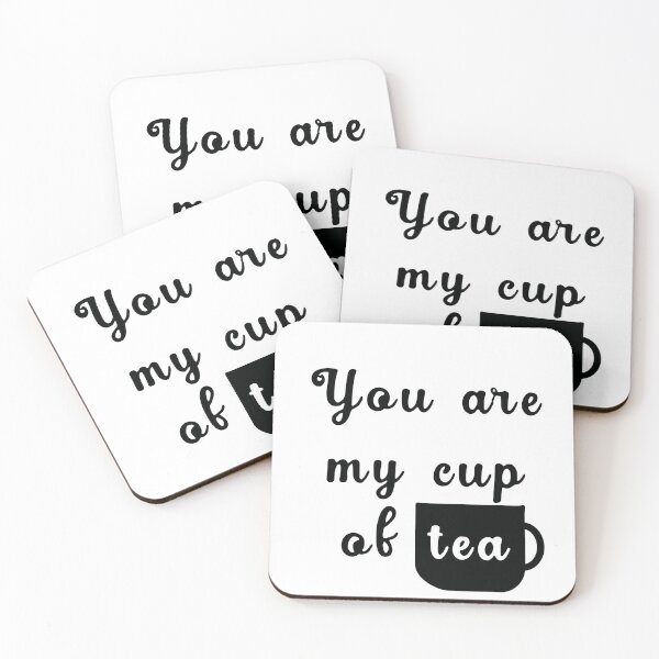 Item preview, You Are My Cup Of Tea Romantic Typography Graphic Design designed and sold by Vision Crafted.